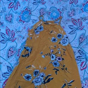 Yellow floral Sundress
